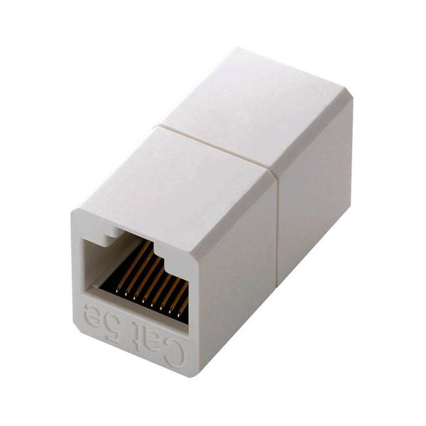 (まとめ) エレコム パウダーコンパクトRJ45取りひろげる繋ぎ 種族5用 LD-RJ45JJ5Y2 1個 【×10書き割り】[21]