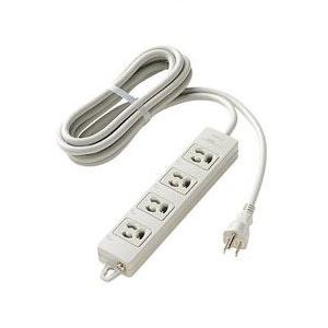 （まとめ） パナソニック OAタップ 接地15A 抜け止め形（マグネット付） WCH2434HP(1個入) 【×2セット】[21]