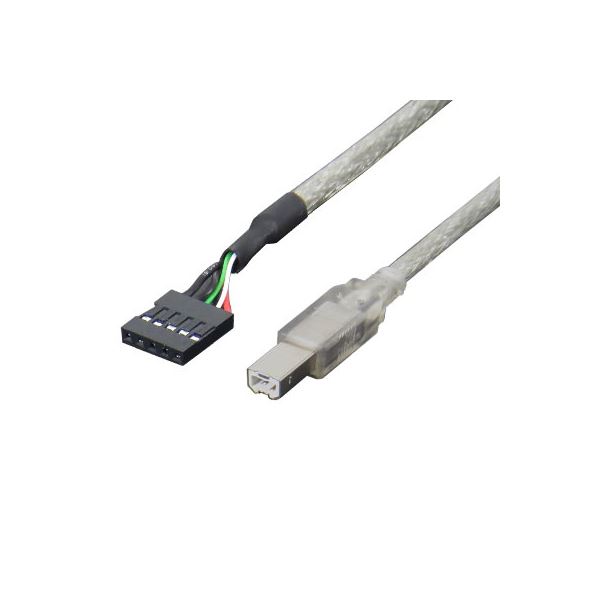 (まとめ)取り替えっこはやりっ児 有線テレビ USB M/B(4P)→B(雄) USBMB-B/CA40【×20書き割り】[21]