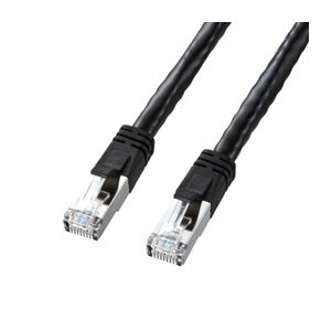 (まとめ)サンワサプライ PoE CAT6ローカルエリアネットワーク有線テレビ(7m) KB-T6POE-07BK【×2仕掛ける】[21]