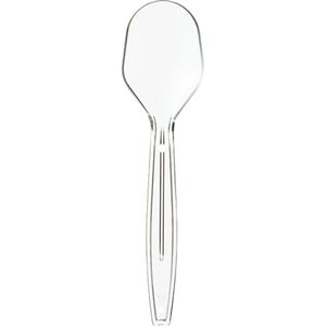 (まとめ) サンナップ 試食用 ミニスプーン 100mm 個包装 MS100P-CL 1パック(100本) 【×20セット】[21]
