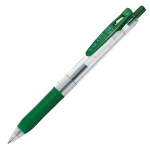(まとめ) ゼブラ ゲルインクボールペン サラサクリップ 0.4mm ビリジアン JJS15-VIR 1本 【×60セット】[21]