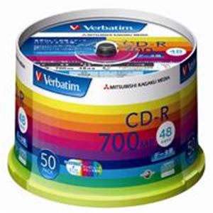 (業務用10セット) 三菱化学メディア CD-R ＜700MB＞ SR80SP50V1 50枚 [21]