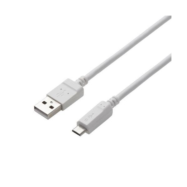 （まとめ） エレコム 2A対応microUSBケーブル MPA-AMB2U15WH 【×5セット】[21]