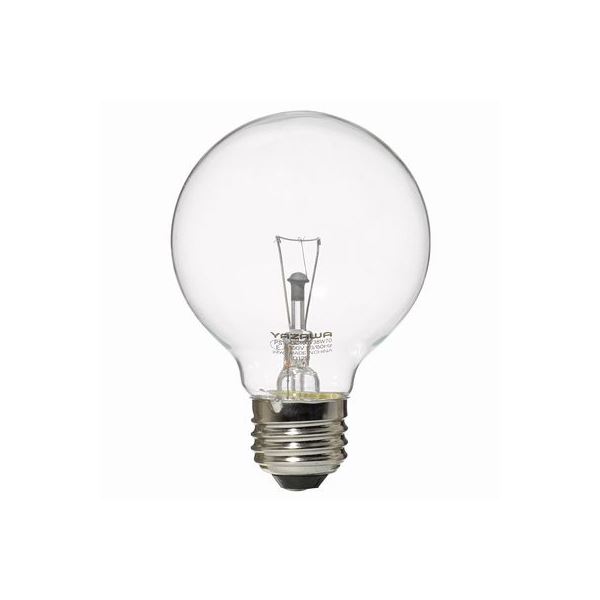(まとめ)YAZAWA ボール電球40W形クリア GC100V38W70【×10セット】 [21]