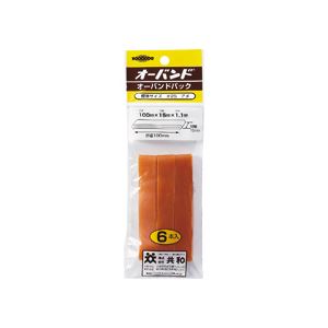 （まとめ） 共和 オーバンドパック #25 内径63.5mm GK-400 1パック（6本） 【×30セット】[21]