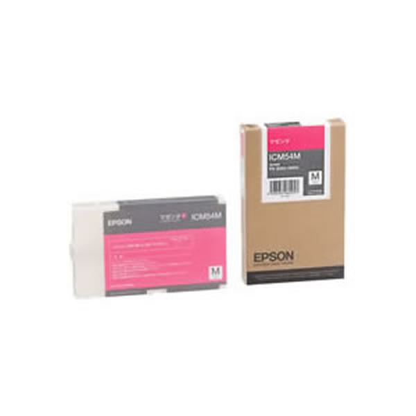 (業務用3セット) 【純正品】 EPSON エプソン インクカートリッジ/トナーカートリッジ 【ICM54M M マゼンタ】[21]