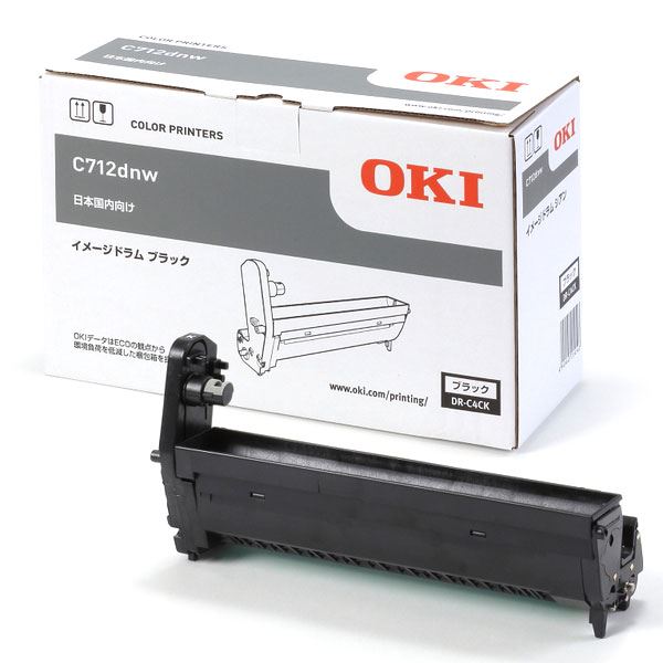 （まとめ） 【完全無欠品】 OKI DR-C4CK 想い浮かべる膜鳴楽器 黒いこと 【×3仕掛ける】[21]