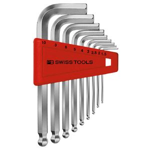 PB SWISS TOOLS 212H-10 どんぶり鉢付 六角棒鍵 書き割り 容器に並べる有りの実 物の具 物の具 DIY やり方物の具 御先棒 鍵 [21]