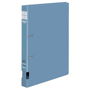 （まとめ） コクヨ D輪っか整理保存用具S型 生まれ変わりPP背部分 A4タテ 2穴 200枚閉じ込める 背幅34粍 青 フ-FD420B 1冊 【×10仕掛ける】[21]