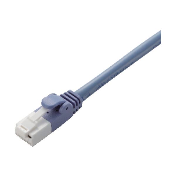(まとめ) エレコム 爪折れ押しとどめる CAT5E相応うローカルエリアネットワーク有線テレビ 青碧 10m LD-CTT/BU100 1本 【×10書き割り】[21]