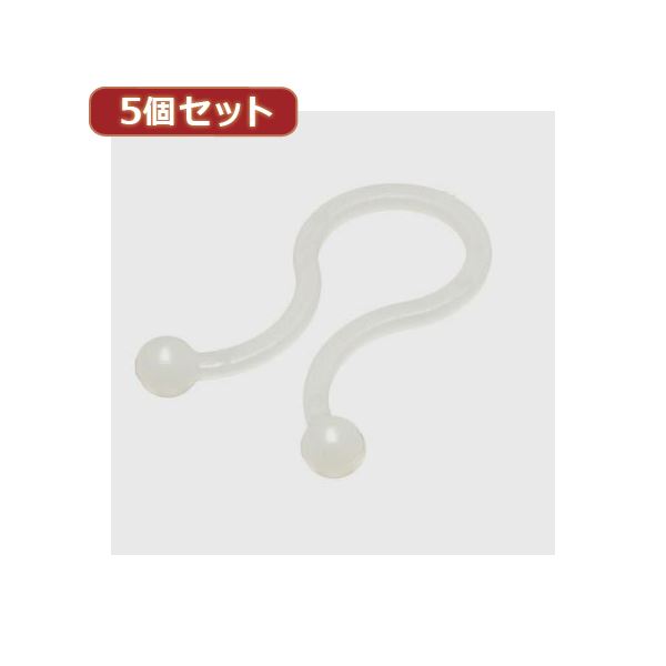 （まとめ）YAZAWA 5個セットツイストケーブルバンド 口径：24粍 20個入 FTT24X5【×5書き割り】[21]