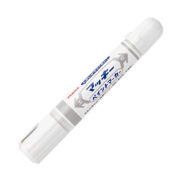 （まとめ） ゼブラ マッキーえの具目じるし太字+中字 白 YYT20-W 1本 【×30書き割り】[21]