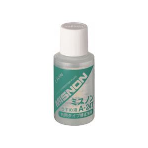 （まとめ） 百獣の王事務器 繰りかえる液仕損ないノン共用印字機うすめ液 24ml A-24T 1個 【×30書き割り】[21]