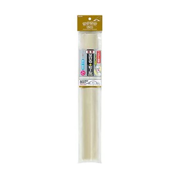 （まとめ）ELPA 足せるショッピングセンター 床用1号40珊 磁気テープ付 象牙色 PSM-U140P2（IV）1容器に並べる（2本）【×10書き割り】[21]
