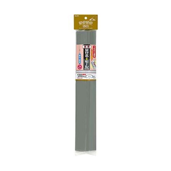（まとめ）ELPA 足せるショッピングセンター 床用1号40珊 磁気テープ付 薄墨色 PSM-U140P3（GY）1容器に並べる（3本）【×10書き割り】[21]