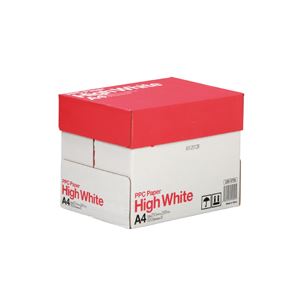 （まとめ）PPC PAPER High WhiteA4 1箱(2500枚:500枚×5冊) 【×3書き割り】[21]
