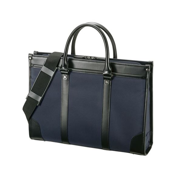 サンワサプライ ビジネス・就活PCバッグ BAG-C41NV ネイビー[21]