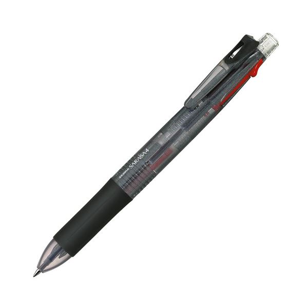 (まとめ) ゼブラ 4色ゲルインクボールペンサラサ4 0.5mm （軸色 黒） J4J1-BK 1本 【×30セット】[21]