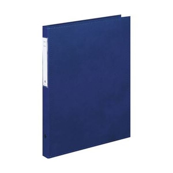 （まとめ）リヒトラブ カルテ書き付け（判定基準）A4タテ 4穴 背幅28粍 青色 HB407-1 1冊【×5仕掛ける】[21] 文房具・事務用品-ファイル・バインダー-その他