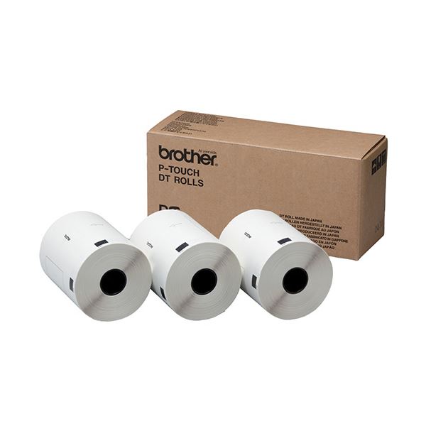 茶飲み友だち DTプレカットラベル102×51粍 白/黒文字 DT-240 1風呂敷き包み(1800枚:600枚×3個)[21]