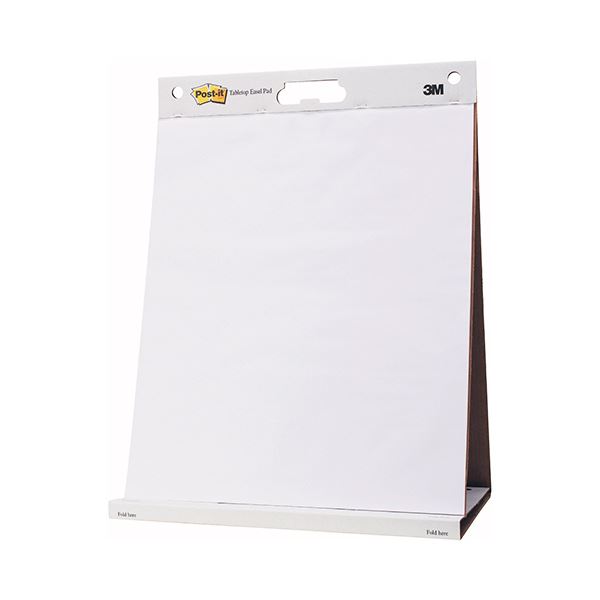 (まとめ) 3M 郵便うけイット 画架パッド 時刻表とっ始め印字機 584×508粍 白いこと EASEL 563 1冊  【×5仕掛ける】[21]