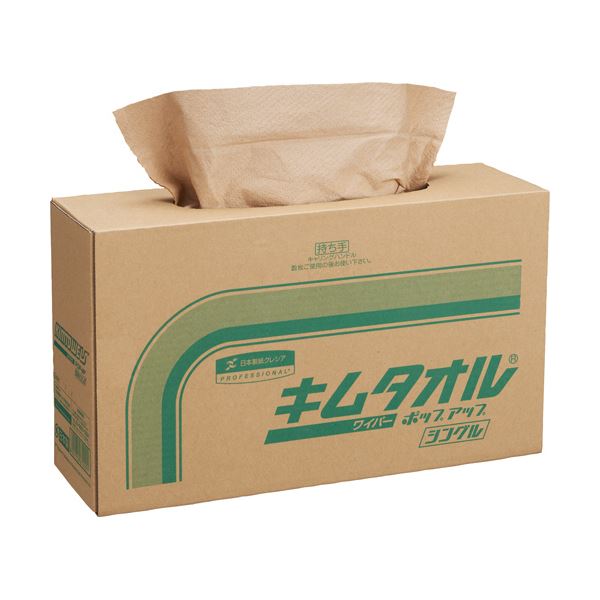 （まとめ）日本製紙クレシア キム西洋手ぬぐい ポップアップ シングル 61420 1箱（150枚） 【×5書き割り】[21]