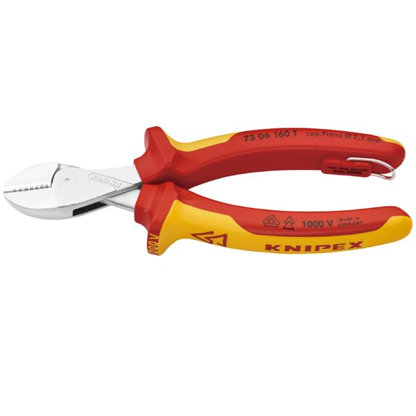 KNIPEX クニペックス 7306-160TBK 不成立パウダーコンパクトニッパー 落っこちる押しとどめる BK 物の具 物の具 DIY やり方物の具 御先棒 ニッパー[21]