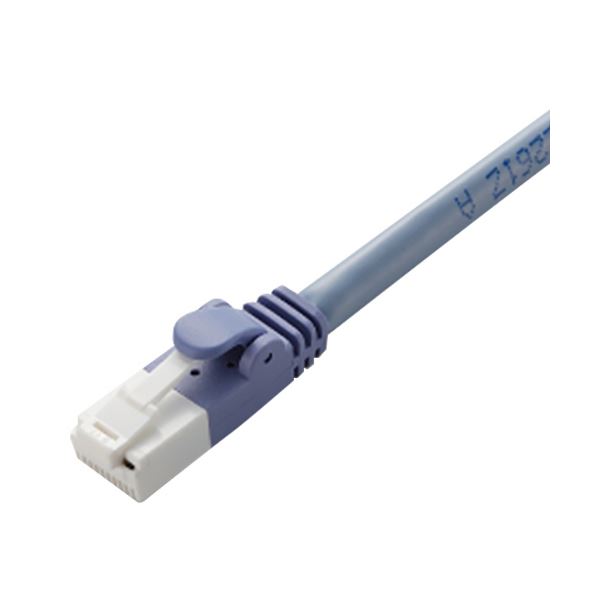 (まとめ) エレコム Cat6相応うツメ折れ押しとどめるローカルエリアネットワーク有線テレビ 青碧 5m LD-GPT／BU5／RS 1本  【×10書き割り】[21]