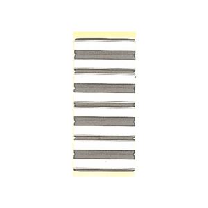 (まとめ) 百獣の王事務器 フォルダーラベル60×33粍 灰 136-91 1容器に並べる(40片)  【×50仕掛ける】[21]