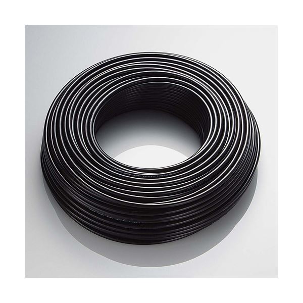 エレコム 露天用ローカルエリアネットワーク有線テレビ(Cat5E) 黒いこと 100m(有線テレビのみ) LD-VAPFR/BK100 1本[21]