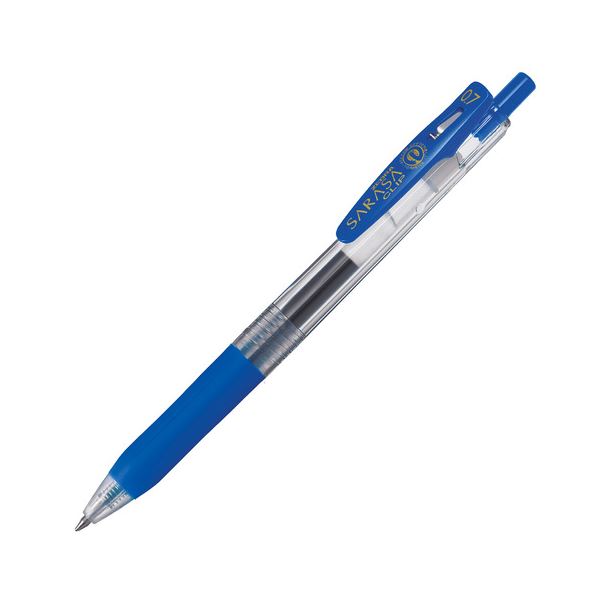 (まとめ) ゼブラ ゲルインクボールペン サラサゼムクリップ 0.7粍 青 JJB15-BL 1本  【×100書き割り】[21]