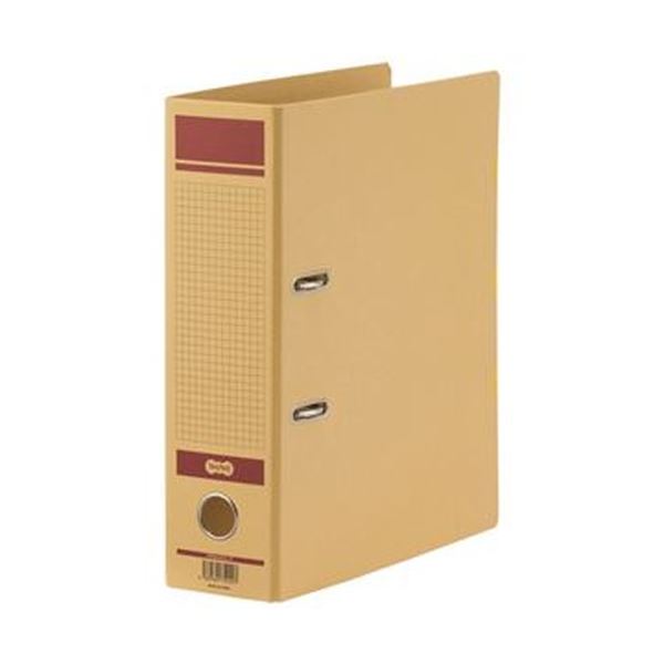 （まとめ）TANOSEE 保存用レバー式アーチファイルN A4タテ 背幅83mm 赤 1冊【×20セット】[21]