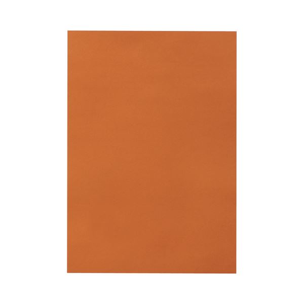 (まとめ) TANOSEE 色画用紙 四つ切 ちゃいろ 1パック（10枚） 【×30セット】[21]