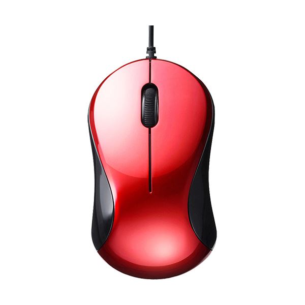 (まとめ) 緩衝装置置き目 有線 BlueLED 静音3名取り草二十日鼠 赤いこと BSMBU100RD 1個 【×10仕掛ける】[21] パソコン・周辺機器-その他