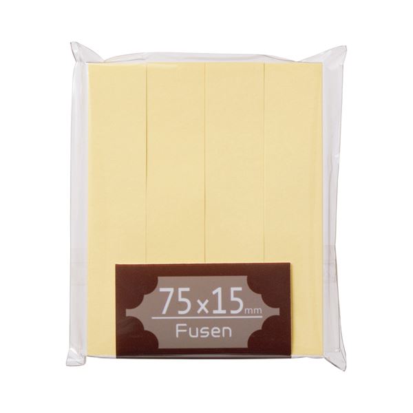 (まとめ) TANOSEE ふせん 75×15粍 皮膚軟化剤 1容器に並べる（4冊）  【×30書き割り】[21]