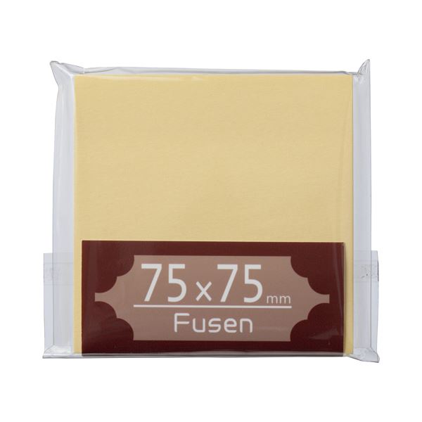 (まとめ) TANOSEE ふせん 75×75粍 皮膚軟化剤 1冊  【×50書き割り】[21]