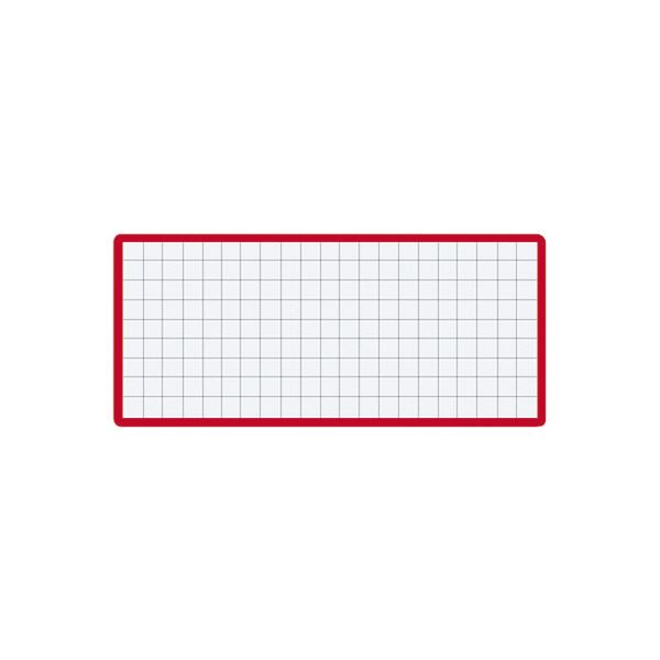（まとめ）コクヨ マグネット見出し43×104mm 赤 マク-412R 1セット（10個）【×2セット】[21]