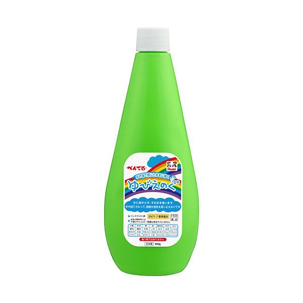 (まとめ) ぺんてる ゆびえのぐ 650g きみどりWHGT17 1本 【&times;10セット】[21]｜家具・インテリア雑貨　カグール
