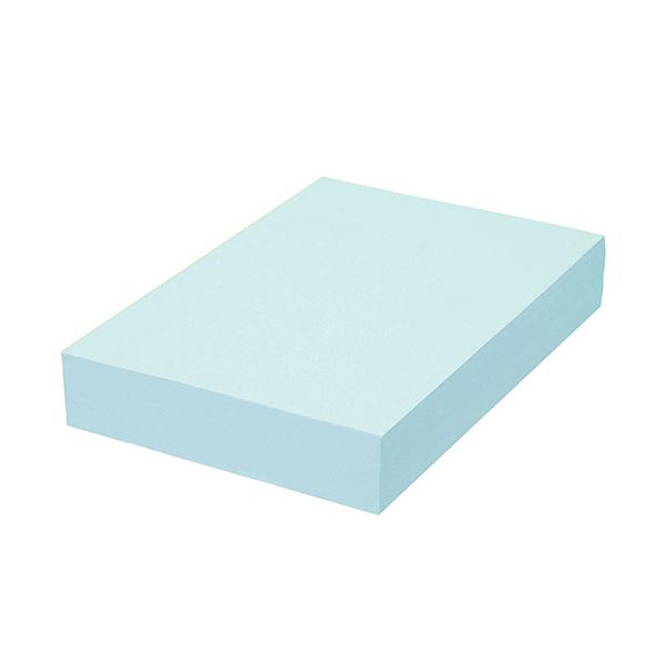 (まとめ) TANOSEE αエコ色合い調査報告IIアクアブルー A4 1冊(500枚)  【×10書き割り】[21]