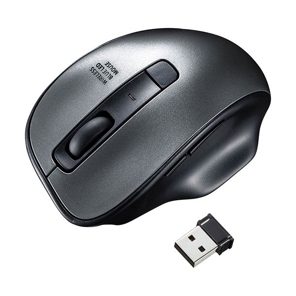 円高還元 サンワサプライ ワイヤレスブルーledマウス ガンメタ Ma Wbl134gm 1個 21 Sintelperu Com