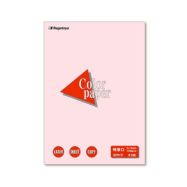(まとめ) 長門屋バス発着場 Color Paper B5 特厚口 さくら ナ-4419 1冊（50枚）  【×30書き割り】[21]