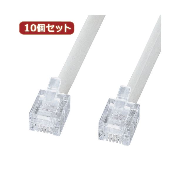 10個書き割り サンワサプライ エコロジー電話を掛ける有線テレビ（並大抵） 電話機-EN-10N2 電話機-EN-10N2X10[21]