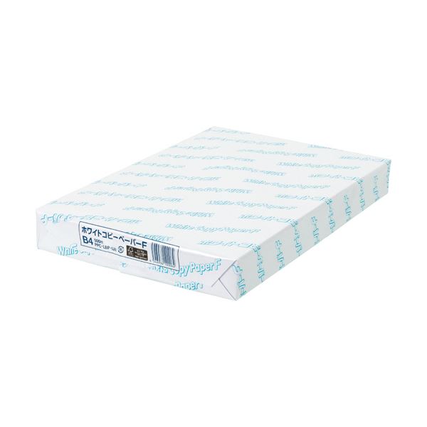 （まとめ）日本紙パルプ商事 ホワイトコピーペーパーF B4 PPCWCPFB4 1冊（500枚） 【×10書き割り】[21]