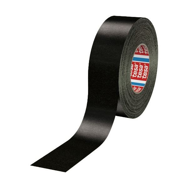 テサテープ 補修用布テープ 黒 50mm×25m 4651-50-25-B 1巻[21]