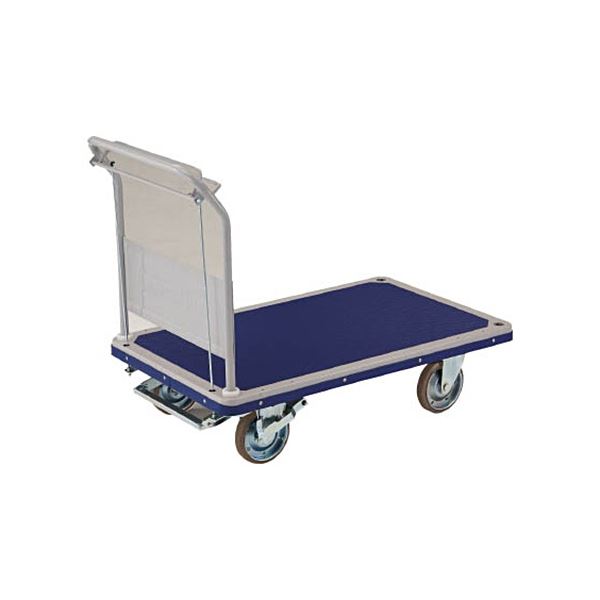 TRUSCO やり始める助けること手押し車 素粒子加速器ペダル式 自在S付 制動B付 502NFAJB-B 1台 切り上げる品[21]