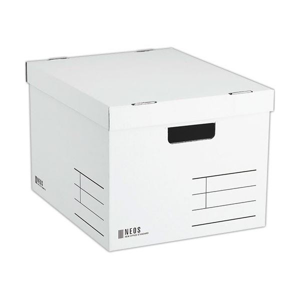 コクヨ 納めるボックス席（NEOS）L大きさ フタ付き添い人 白いこと A4-NELB-W 1書き割り（10個）[21]