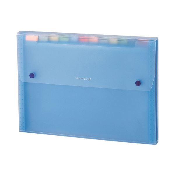 (まとめ) セキセイ 書きもの整理保存用具 A4 13隠し SSS-1212-10青碧 1冊  【×30書き割り】[21]