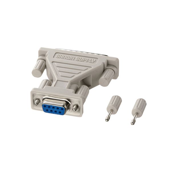 （まとめ） サンワサプライ RS-232C変換アダプタ AD09-9F25MK 【×2セット】[21]