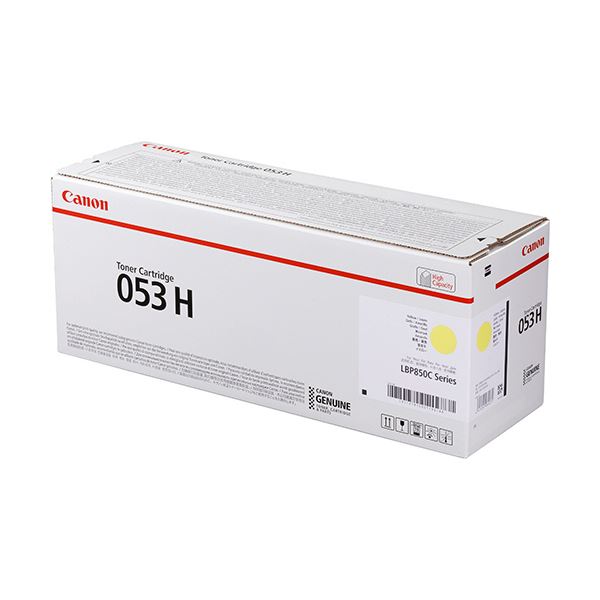 キヤノン トナーカートリッジ 053HCRG-053HYEL 黄色 大電気容量 2191C001 1個 [21]